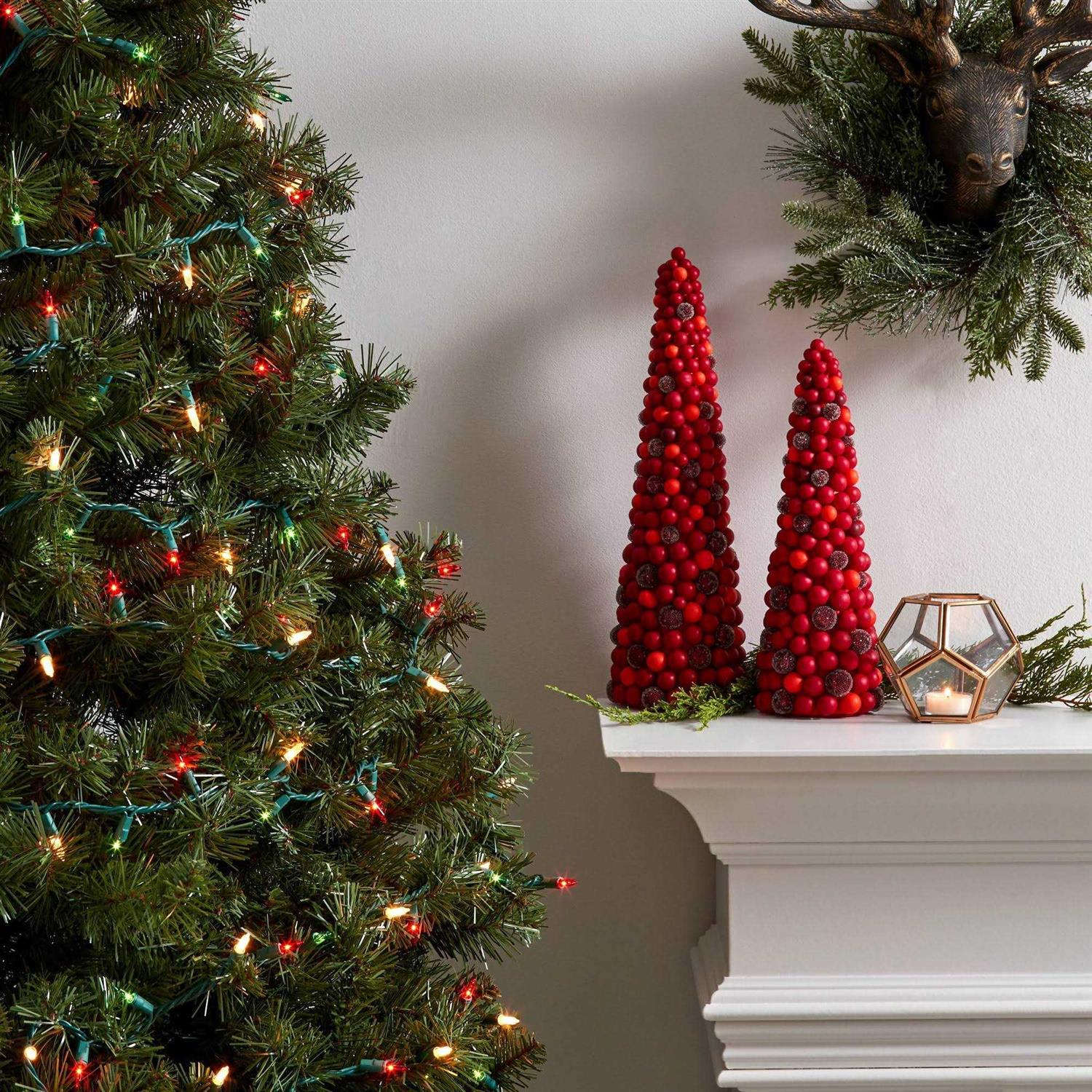 Wondershop 100ct Incandescent Smooth Mini Christmas String Lights Green Wire