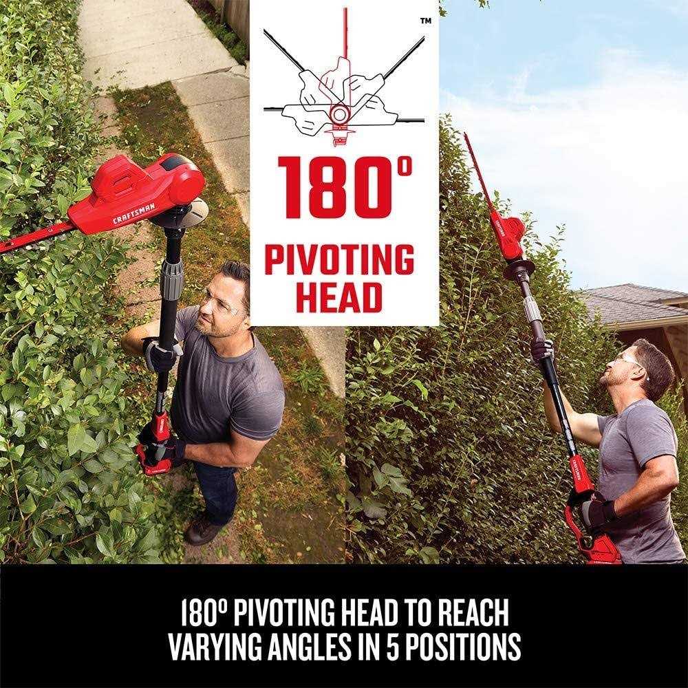 Craftsman 20V Max Pole Cordless Hedge Trimmer