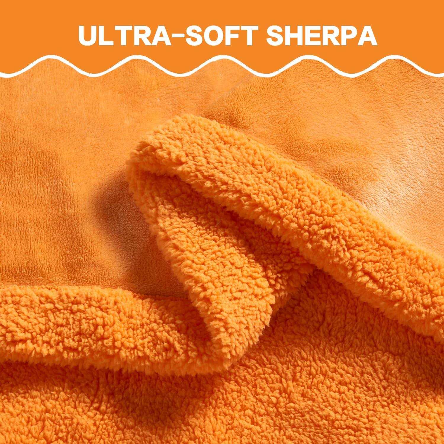 XTHHOA Kids Blanket 3D Cartoon Embroidered Sherpa Blanket Plush Warm for Boys Girls