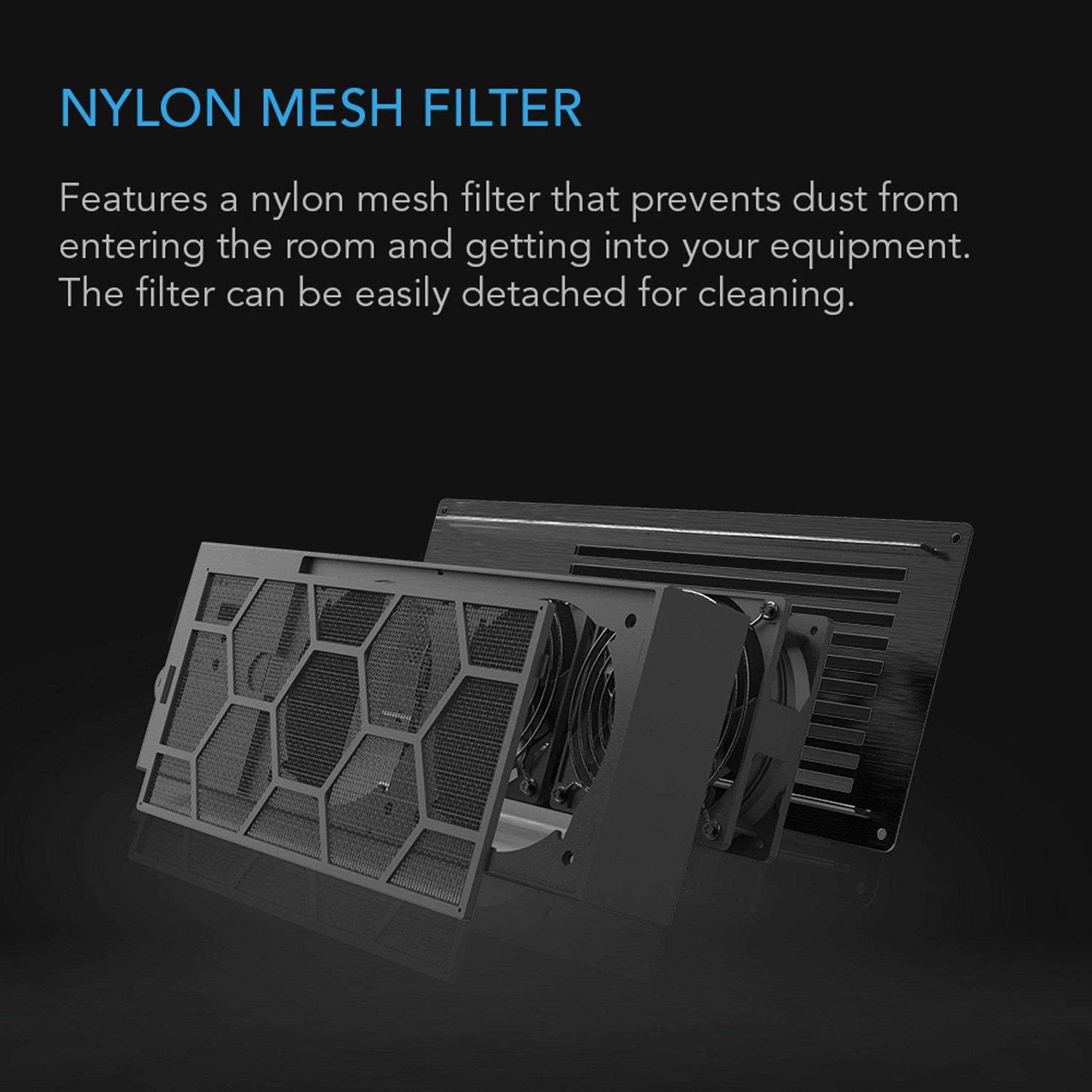 AC Infinity Airframe T7 Black, AV Equipment Closet and Room Fan System 17