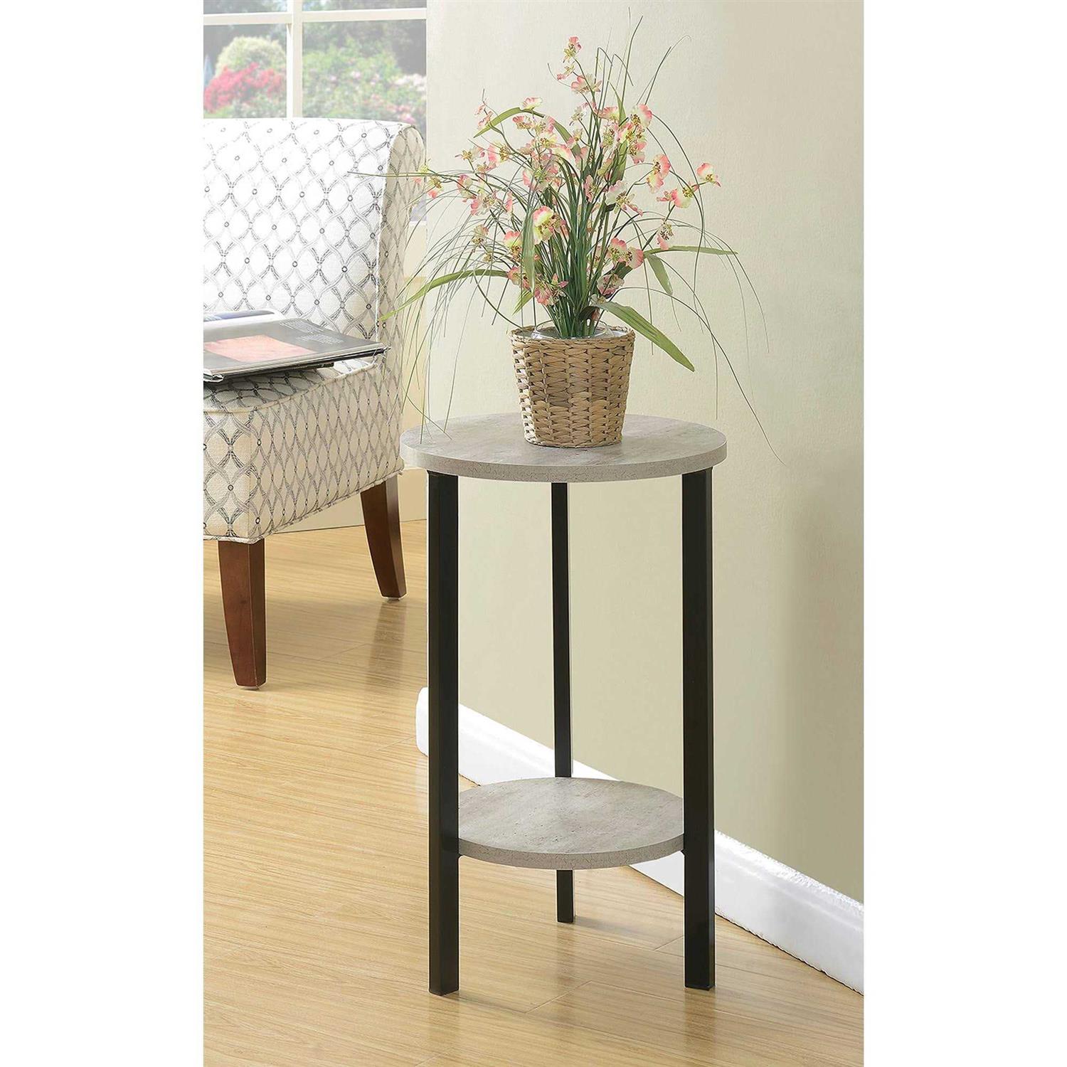 Convenience Concepts Graystone 2 Tier Plant Stand