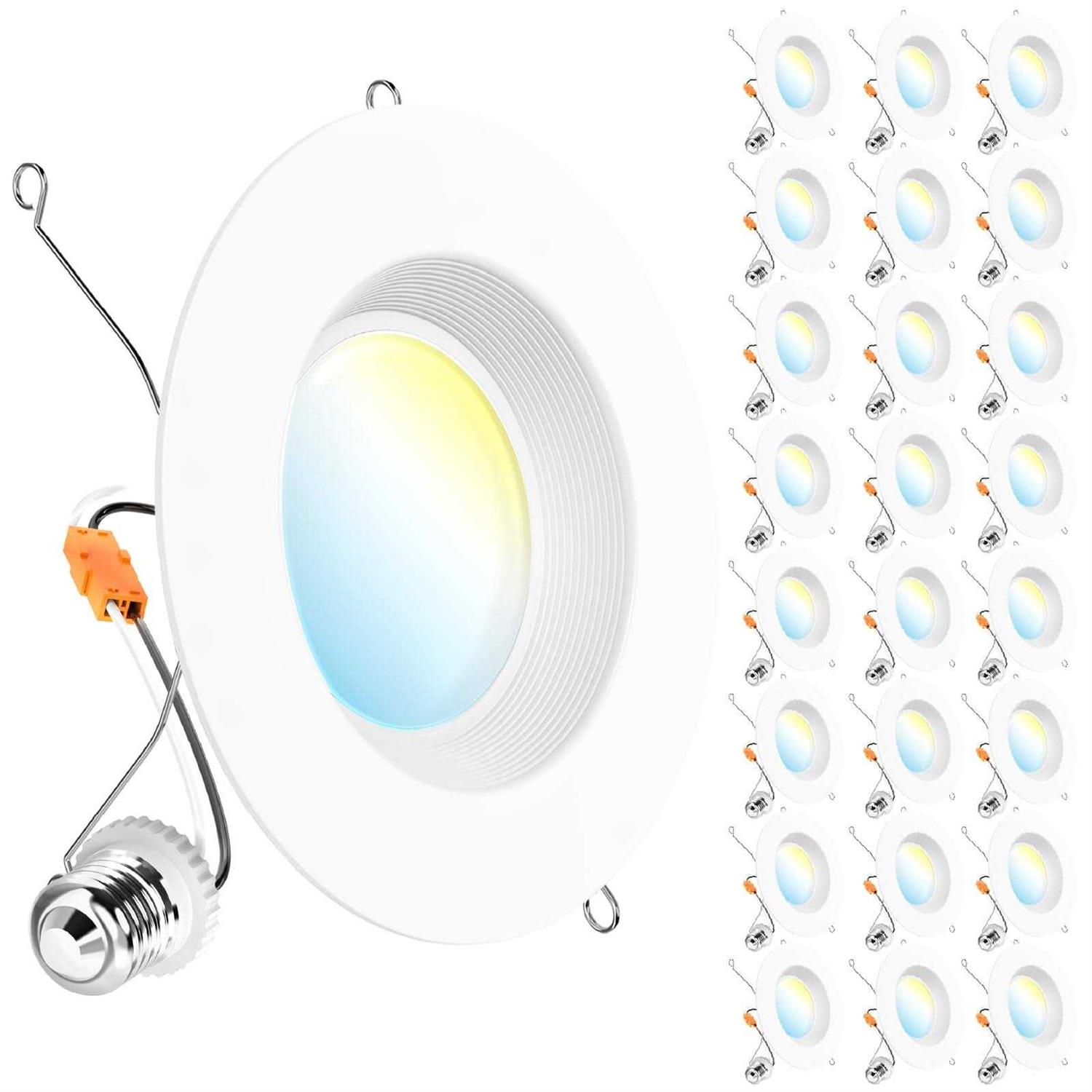 Sunco Lighting 4 Inch LED Can Lights Retrofit Recessed Lighting