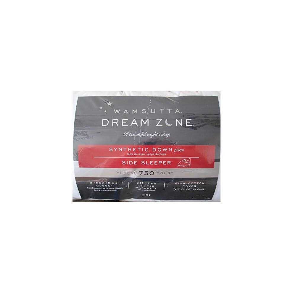 Wamsutta Dream Zone Synthetic Down Pillow Side Sleeper