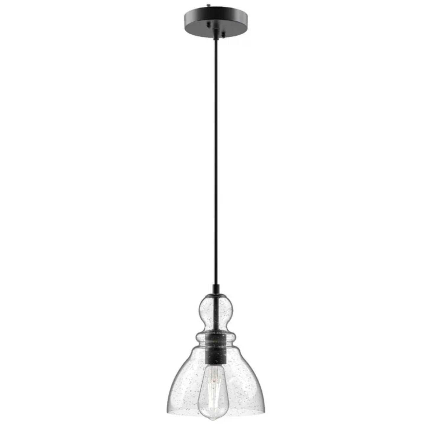 Better Homes & Gardens Seeded Glass Pendant Eqv Bulb Included