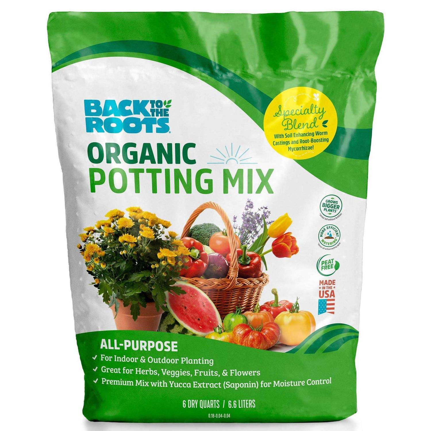 Back to the Roots Organic Potting Mix All Purpose