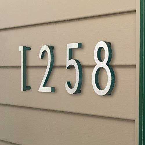 8 in. Floating Mount House Number Montague Metal Products Inc