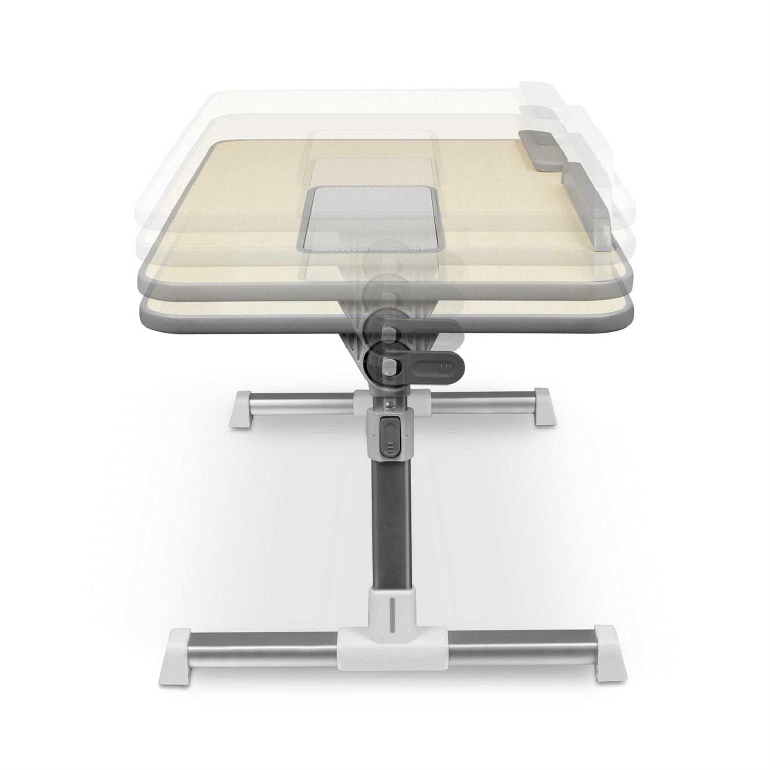 Aluratek Adjustable Ergonomic Laptop Cooling Table with Fan ACT01F