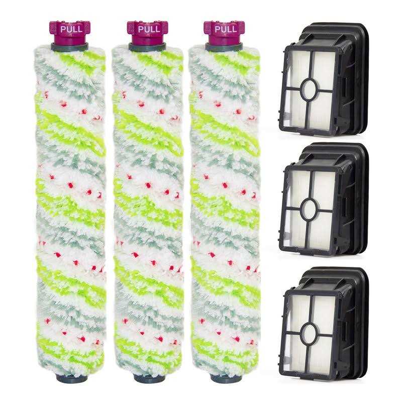 2306A,1785A Replacements Brush Roller & Filters Set Compatible with Bissell Crosswave 1785 2306 2551 Series Wet Dry Vacuum Cleaner