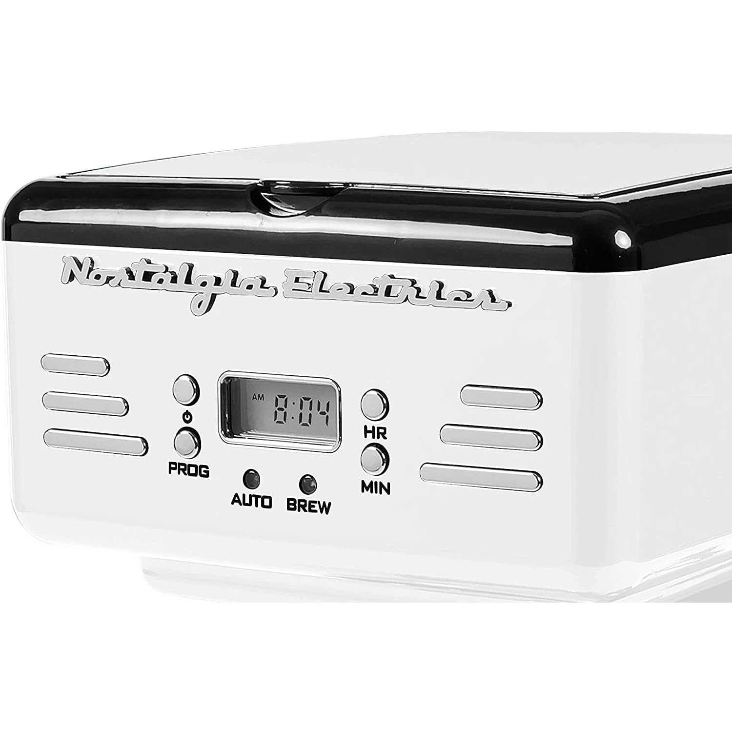 12-Cup Retro Coffee Maker Nostalgia