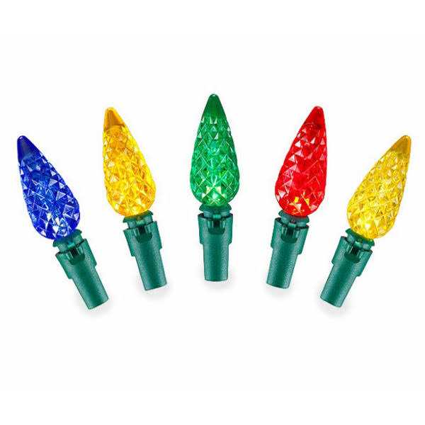 Winter Wonder Lane Multi-Color LED C6 Solar Light Set