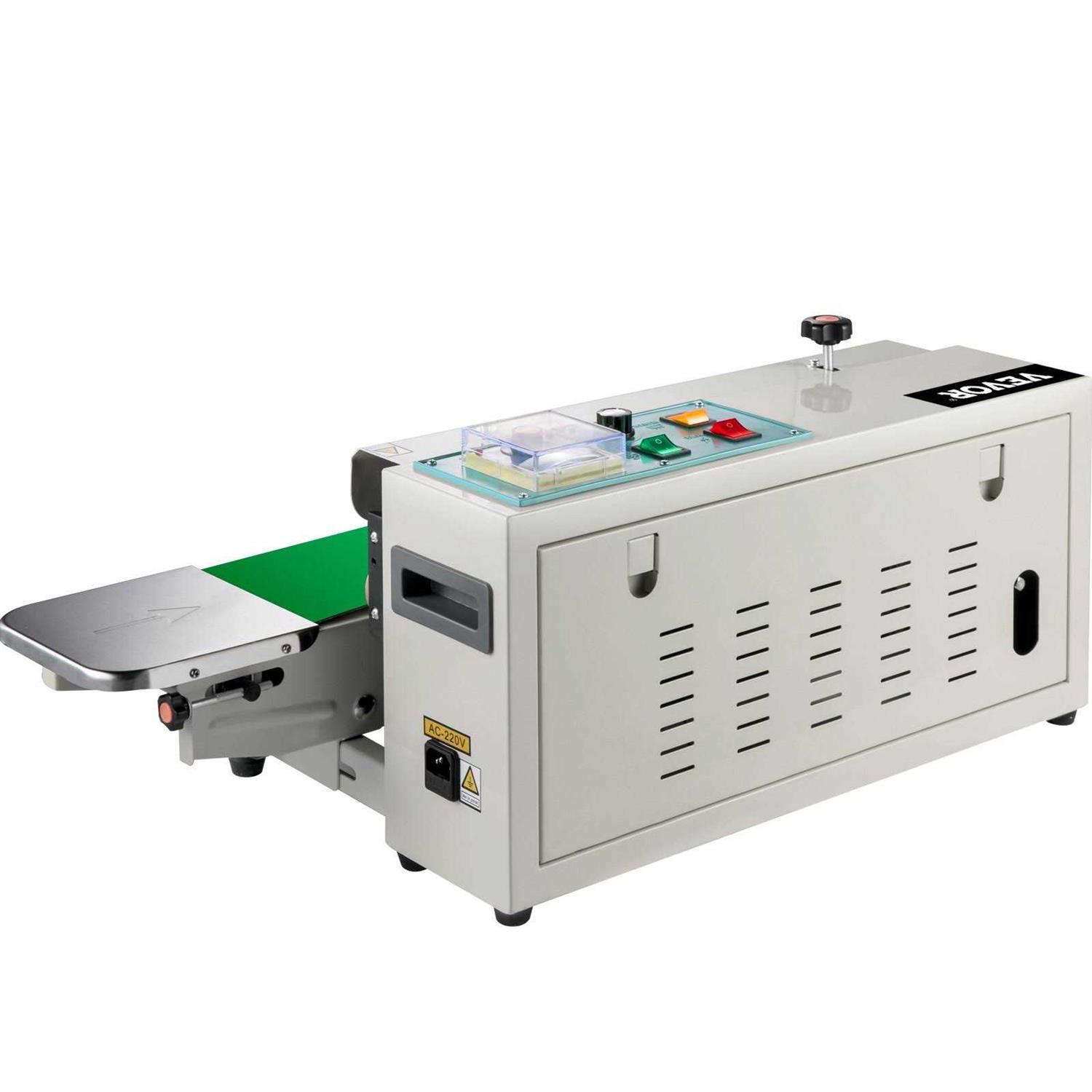 VEVOR Auto Continuous Sealing Machine Horizontal Sealer Plastic Pvc Membrane Bag Film Band Sealer FKJFR900WSBM00001V1