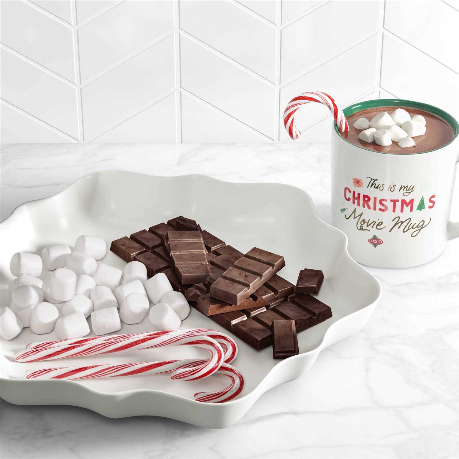 Wondershop 10.92×12 Christmas Snowflake Serving Plate