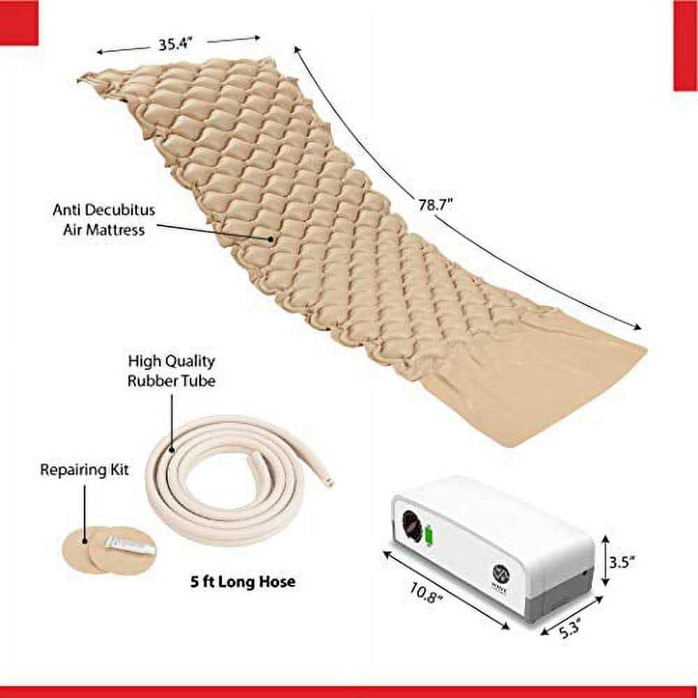 Wave Medical Products Wave Premium Alternating Pressure Pad System with Ultra Quiet Pump