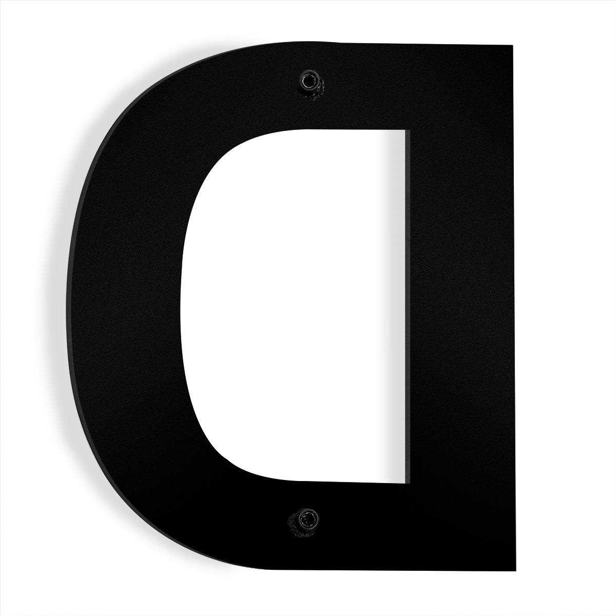 6 in. Floating Mount House Number Barton