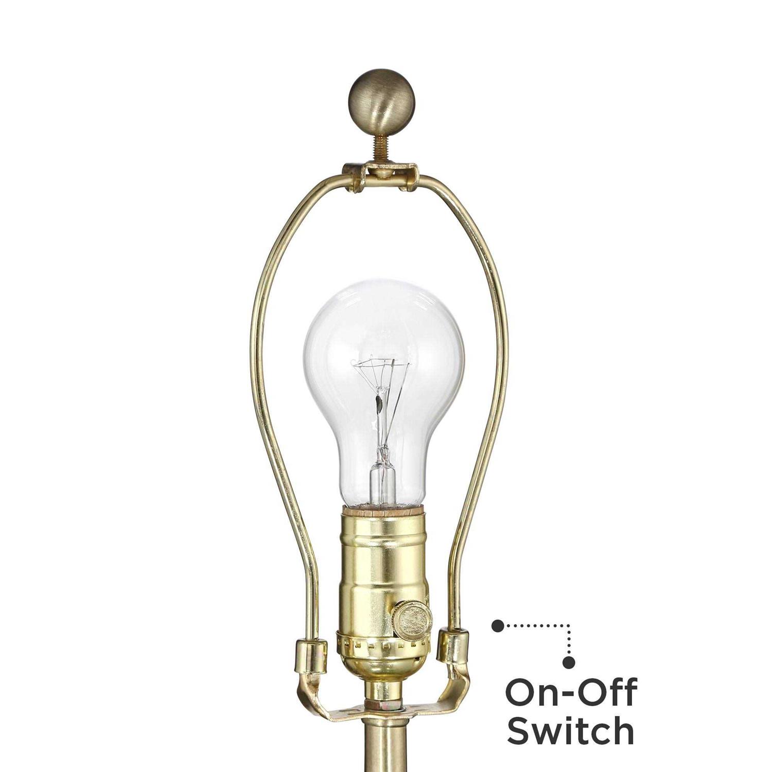 360 Lighting Gordy Modern Accent Table Lamp Handcrafted Ribbed Green Ceramic Oatmeal Fabric Drum Shade for Living Room Bedroom B