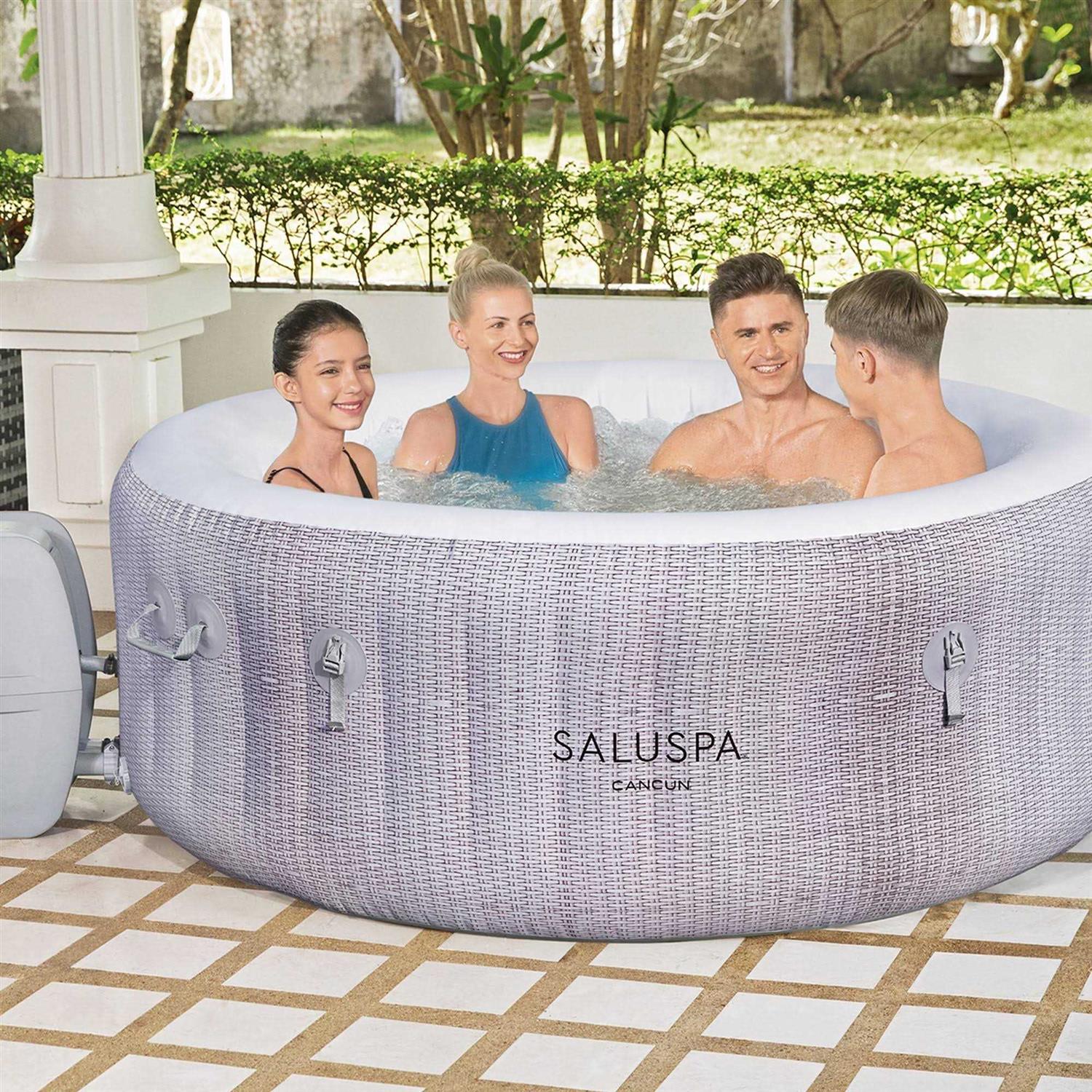 Bestway SaluSpa 4-Person Iatable Cancun Hot Tub