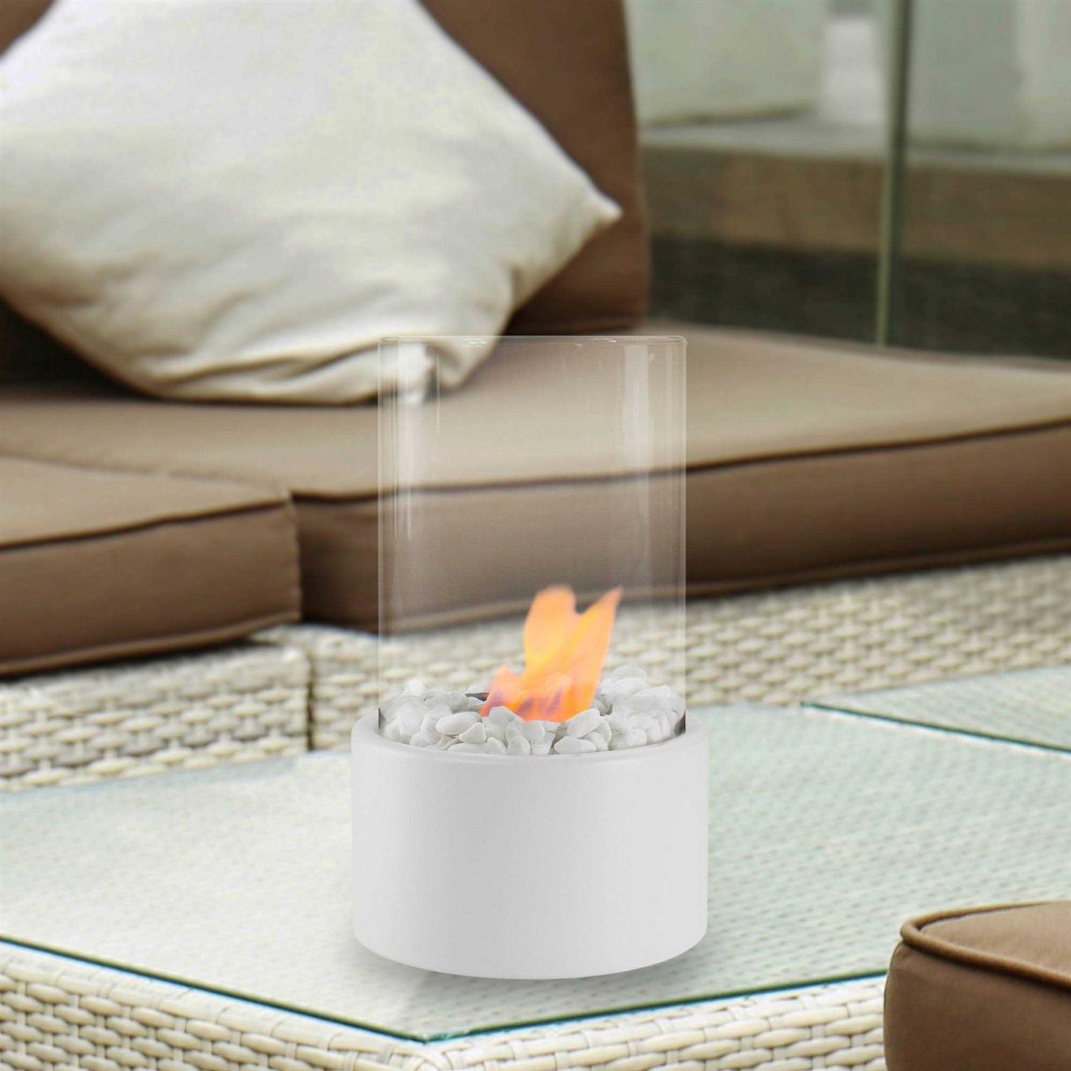 Northlight 10.5 Bio Ethanol Round Portable Tabletop Fireplace