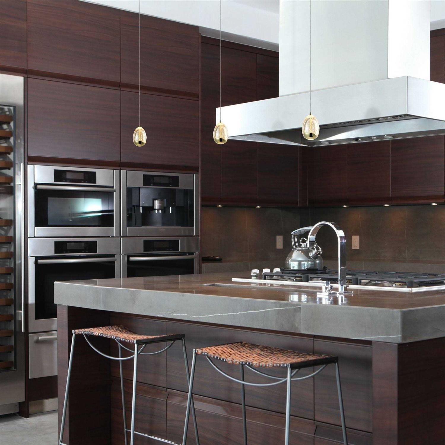 VONN Lighting Venezia 3.5 ETL Certified Integrated LED Pendant Lighting Fixture VAP2201GL