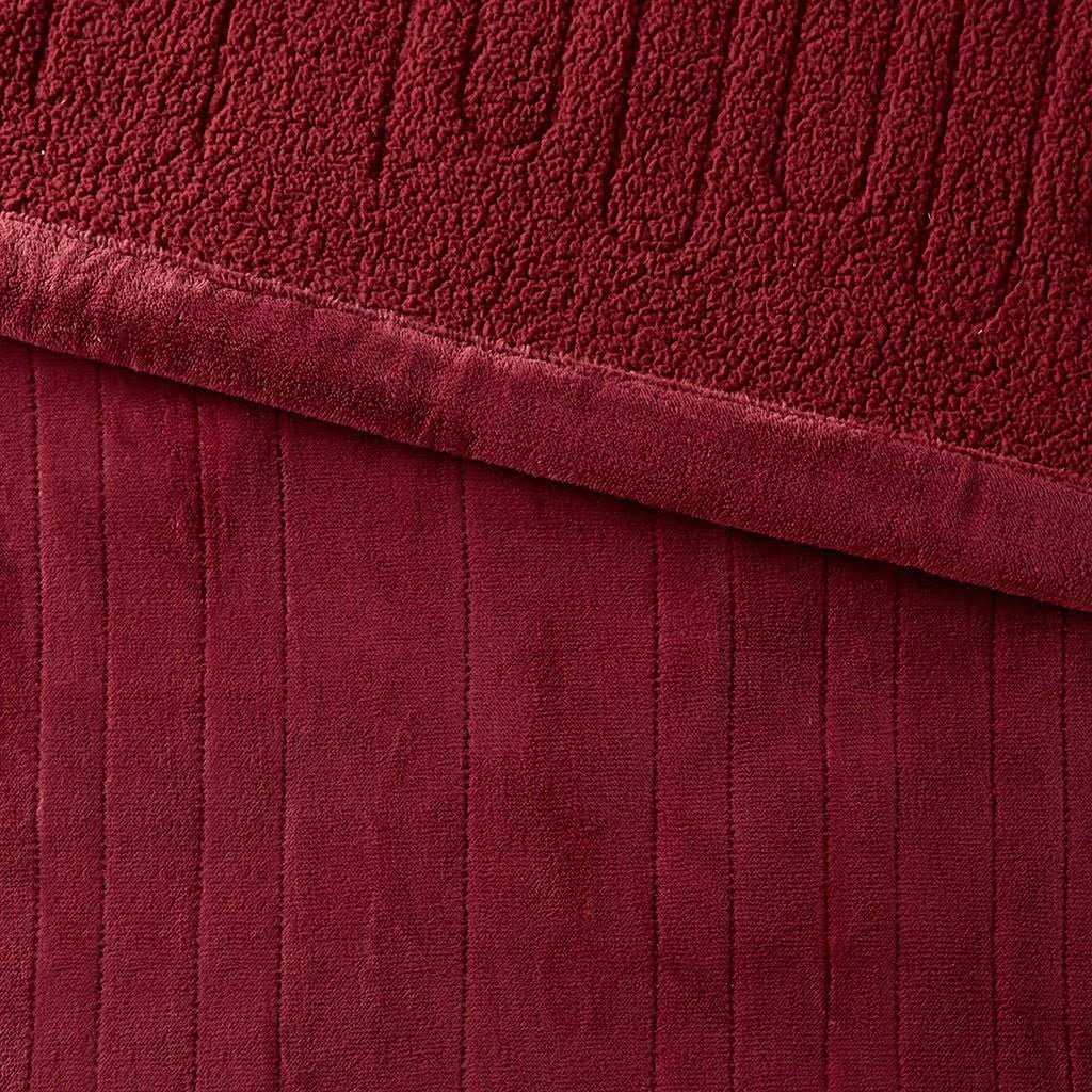 Woolrich Heated Plush to Berber Blanket