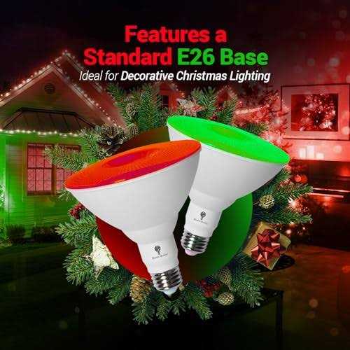 Bluex Bulbs 2 Pack BlueX LED Par38 Flood Light Bulb