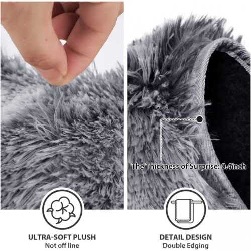 3 Piece Thicken 0.4 Bath Rugs Set Contour Mat + Toilet Seat Cover