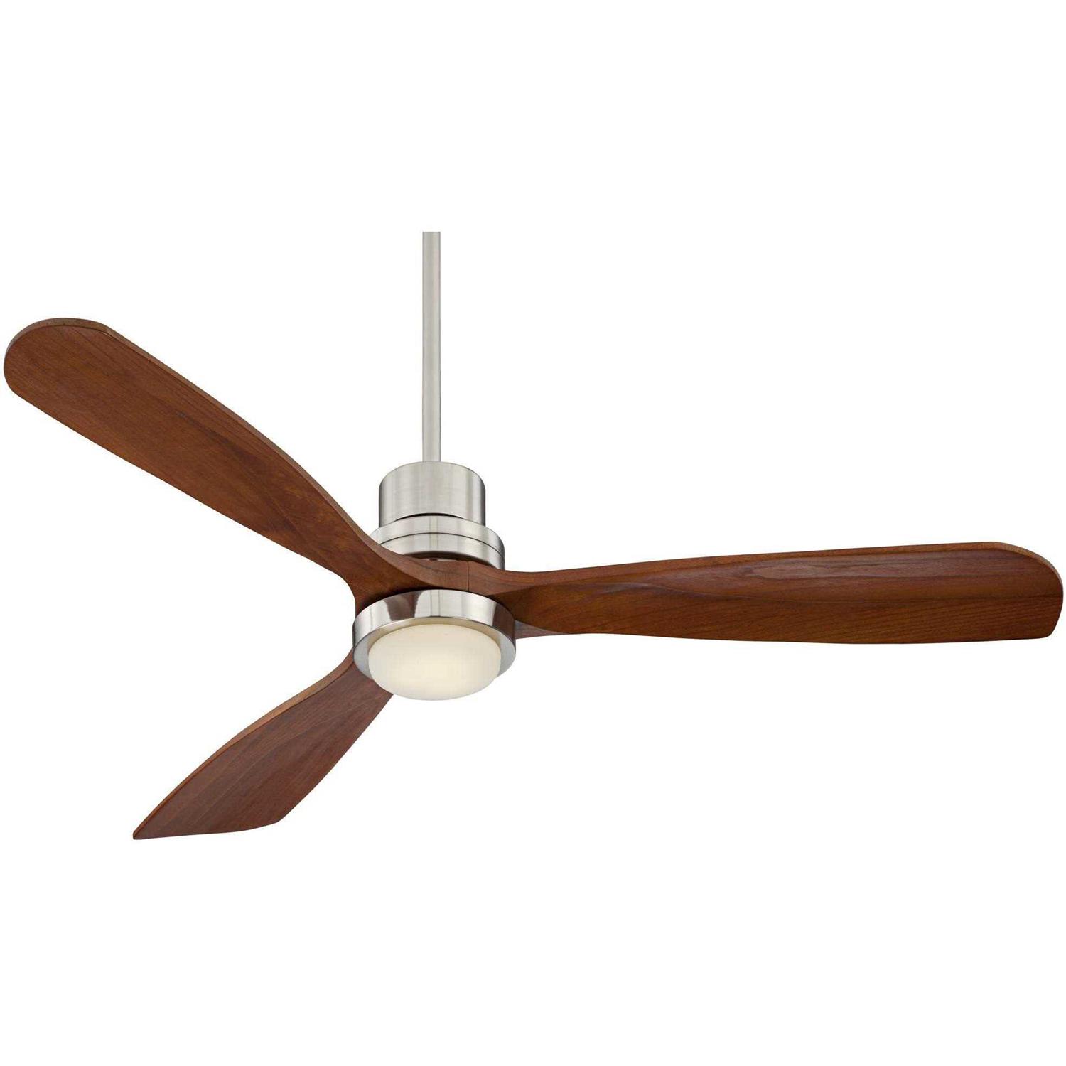 52 inch Casa Vieja Delta-Wing Modern Indoor Outdoor Ceiling Fan with LED Light Remote Control Matte