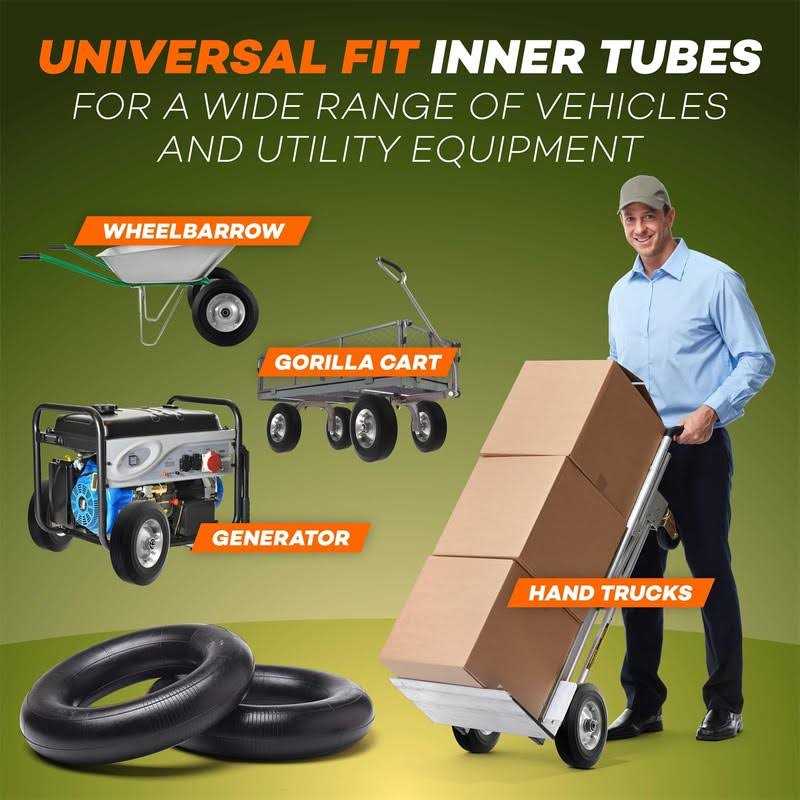 AR-PRO Heavy Duty Replacement Inner Tube with TR-13 Straight Valve Stem