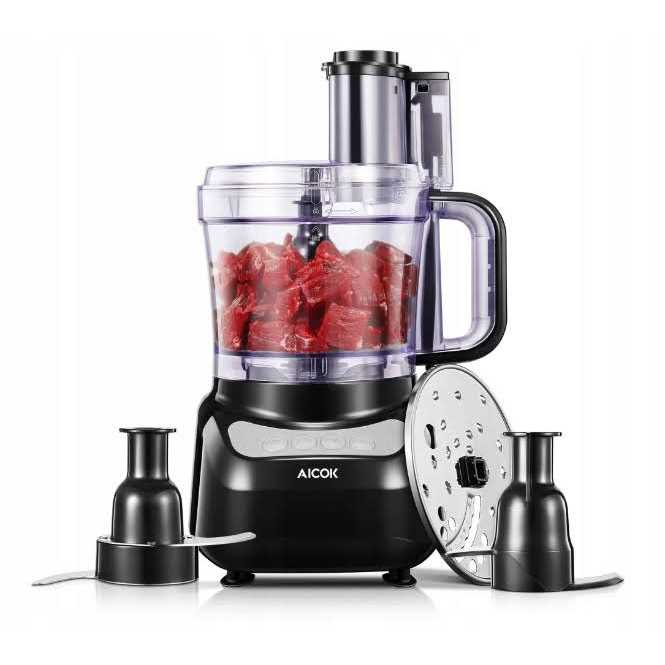 12 Cup Food Processor 6 Functions for Chopping