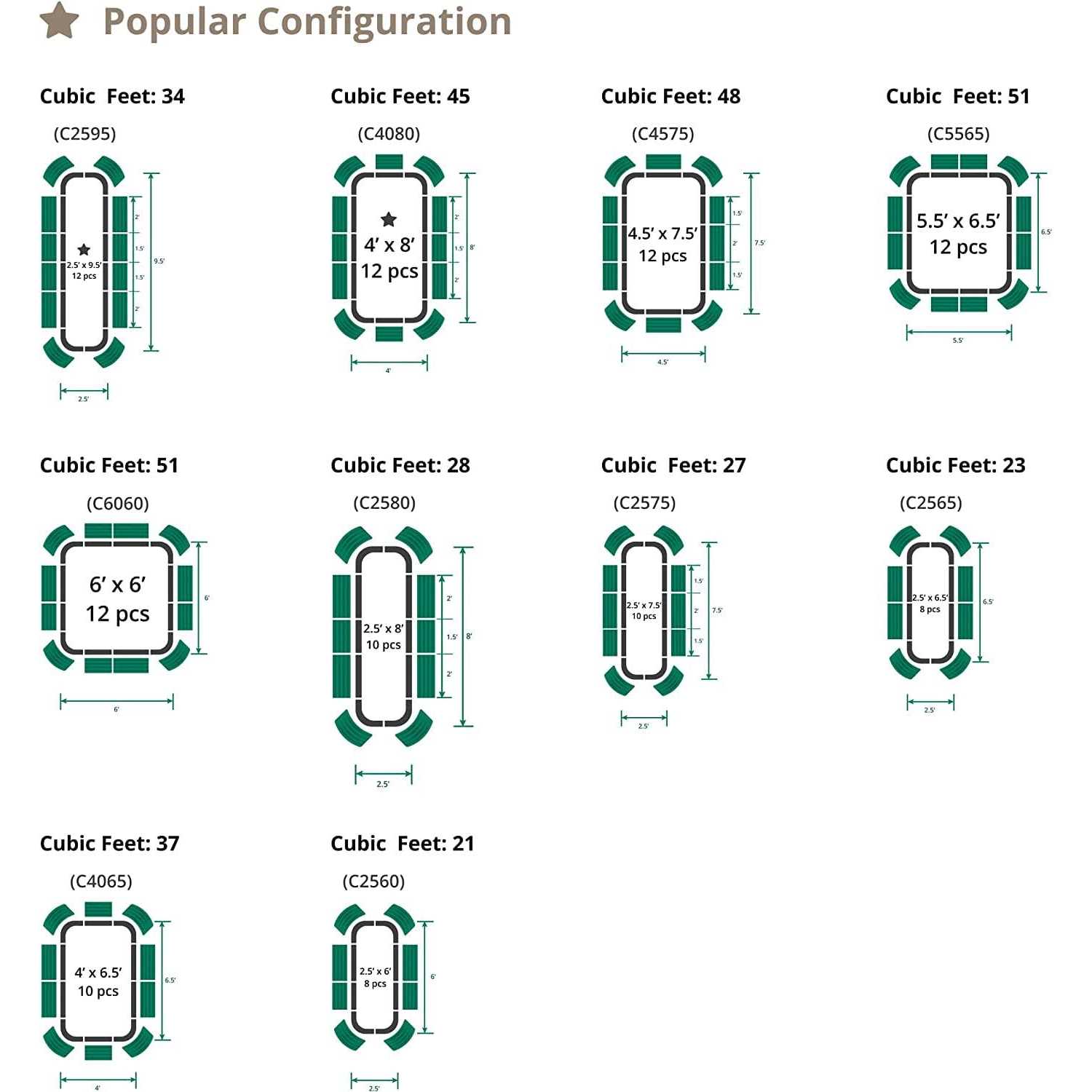 Vego Garden Vego Tall 1 Modular Metal Raised Garden Bed Kit