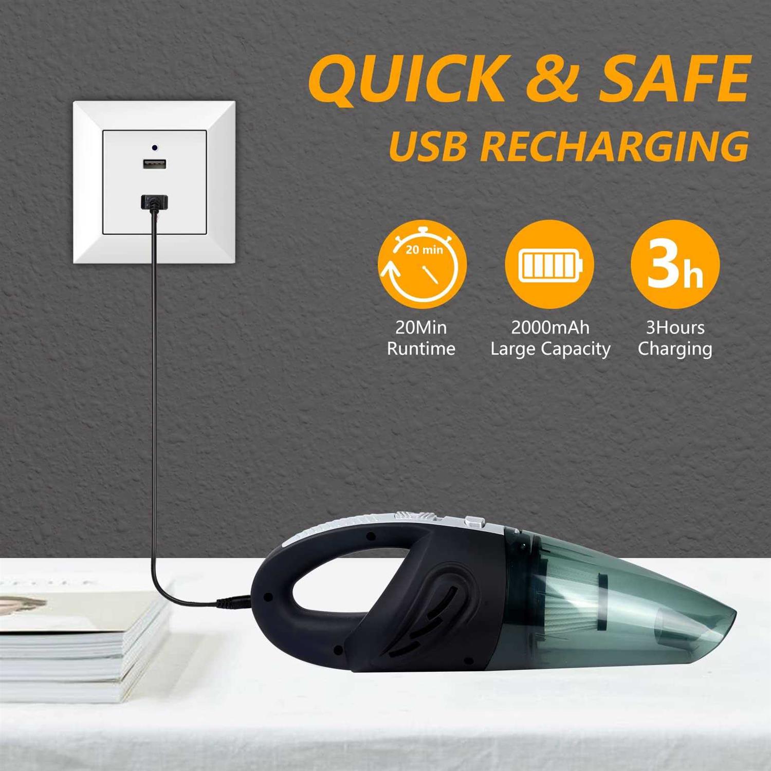 Xsuper Handheld Vacuum Cordless