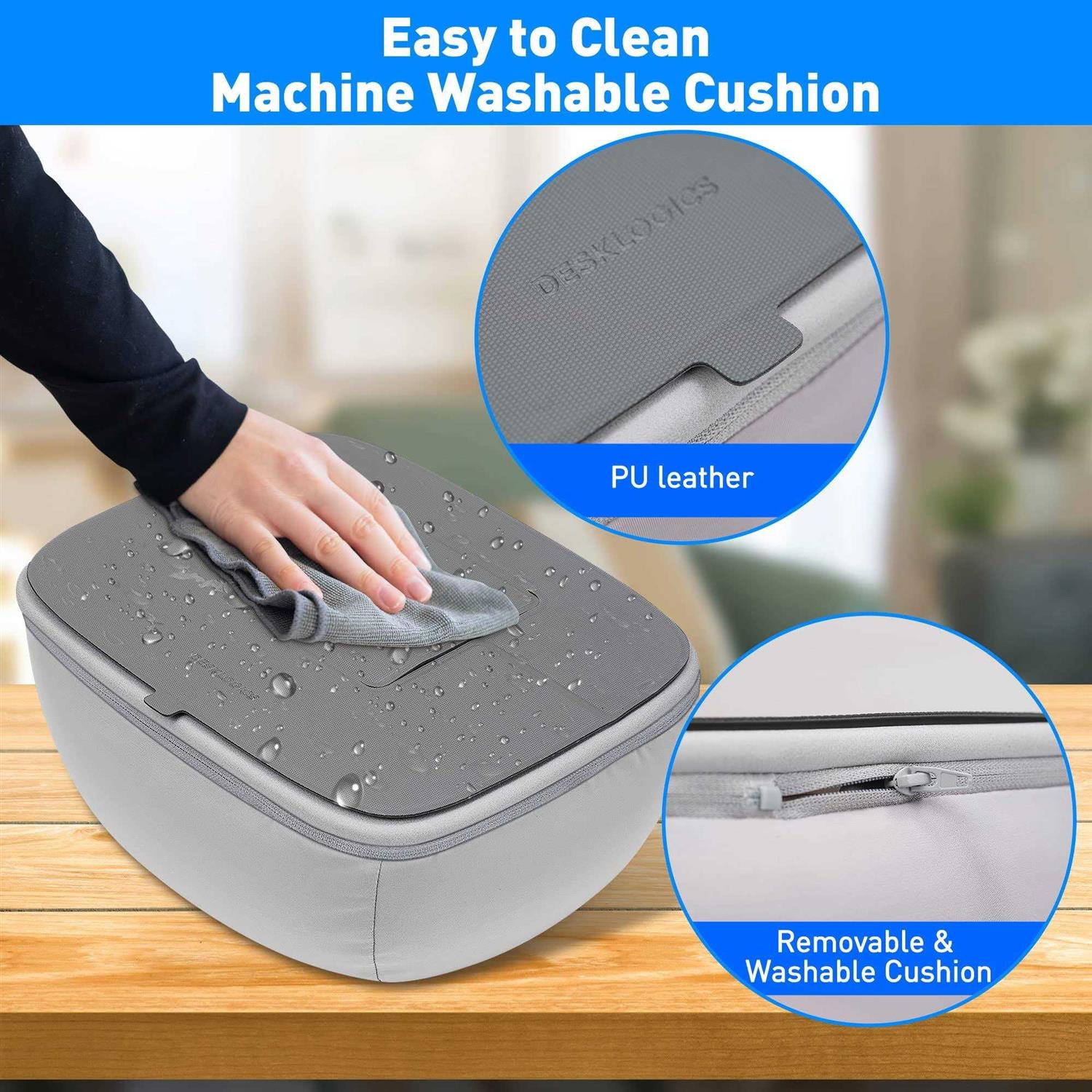 Desklogics Lap Desk with Cushion Ultra-thick Coolfoam 7 to 142 inch Laptop Tablet Stand