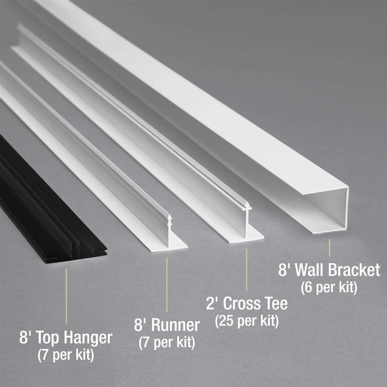CeilingMAX 100 Sq. ft Surface Mount Ceiling Grid Kit