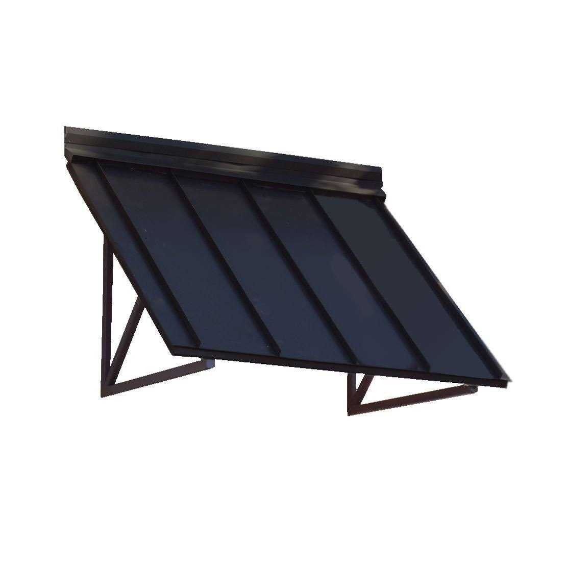 Awntech H22-3KN Standing Seam 3-11/16’W x 2’H x 2’D Awning Black