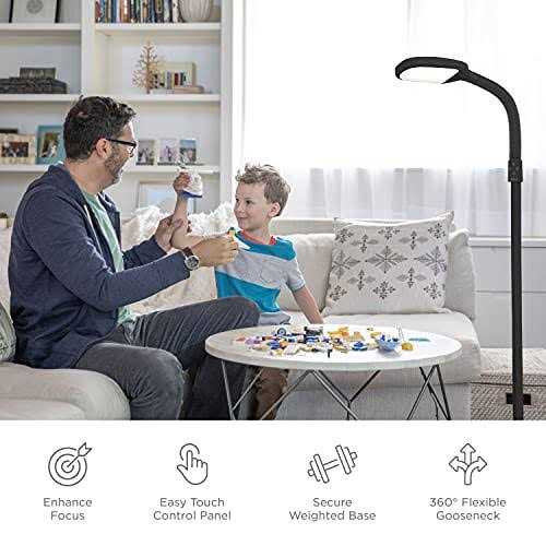 Verilux SmartLight Full Spectrum LED Floor Lamp Graphite