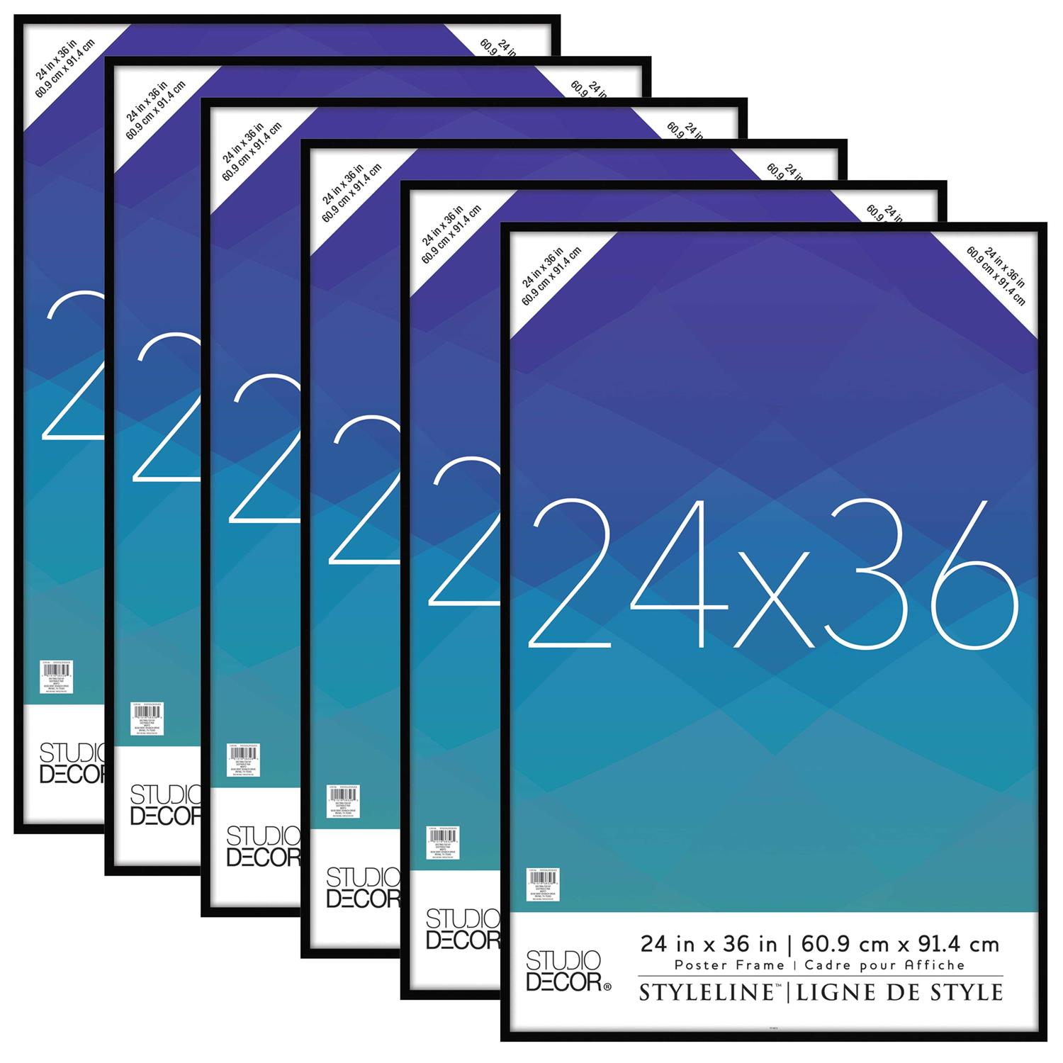 6 Pack Poster Frame Styleline by Studio Dcor