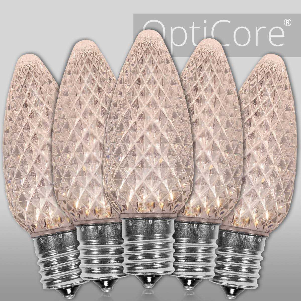Wintergreen Lighting C9 OptiCore LED Light Bulbs