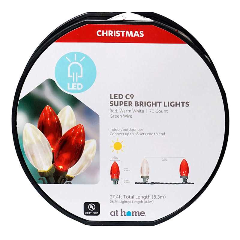 At Home Led Transparent C9