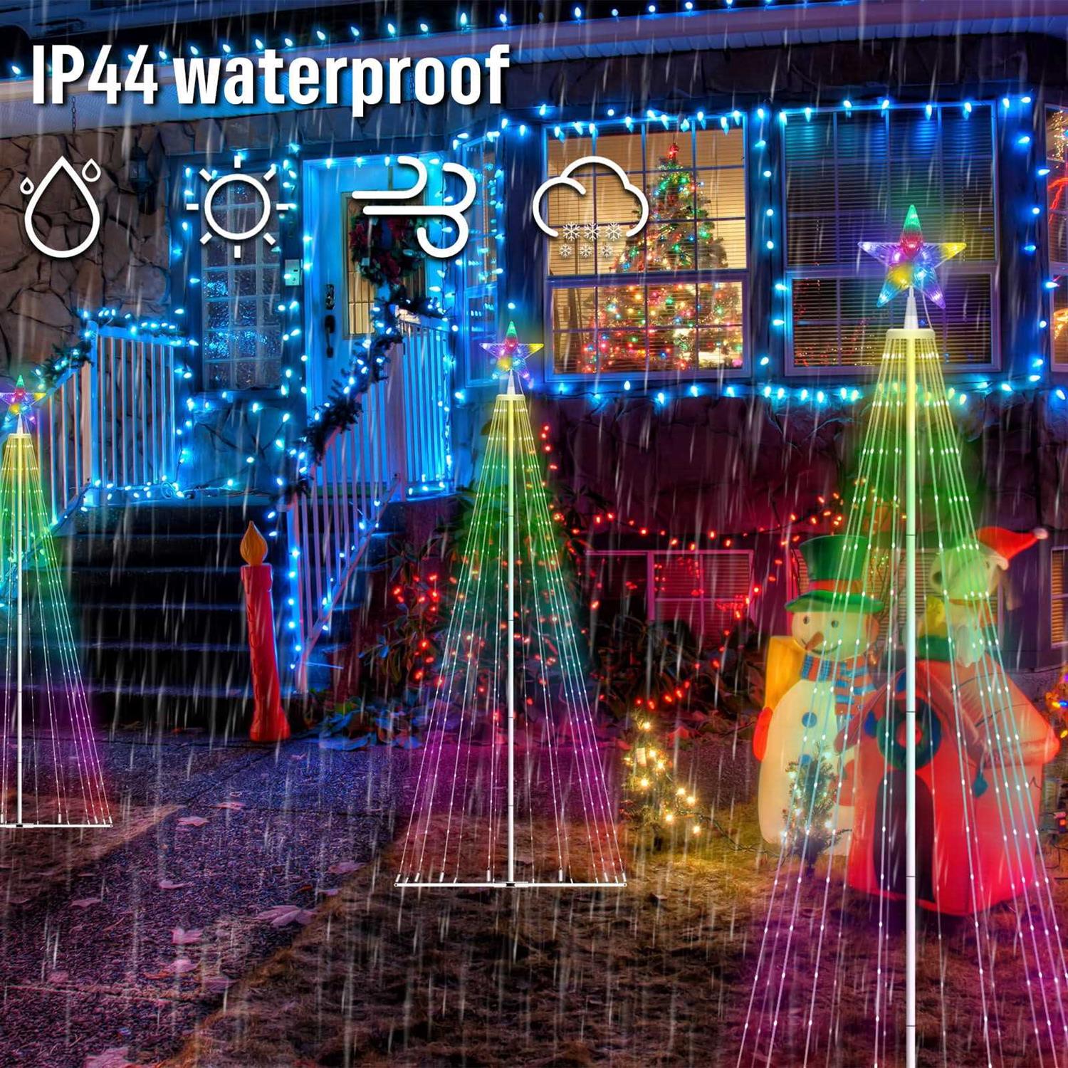 Avatar Controls 72-in Christmas Tree Free Standing Decoration with LED Lights ABSL15