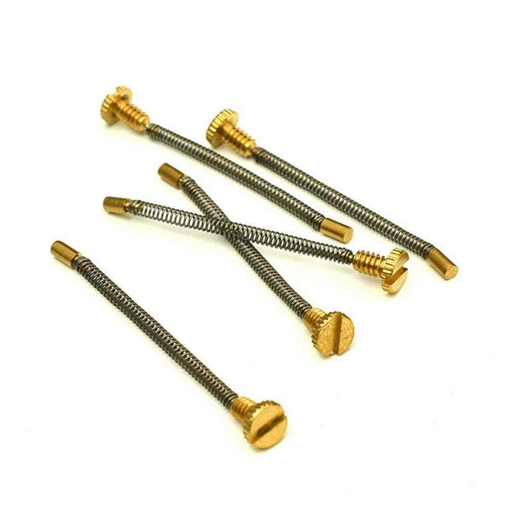 5pcs Lighter Replacement Repair Kit Flints Screw Spring & Base Plate For Lighter