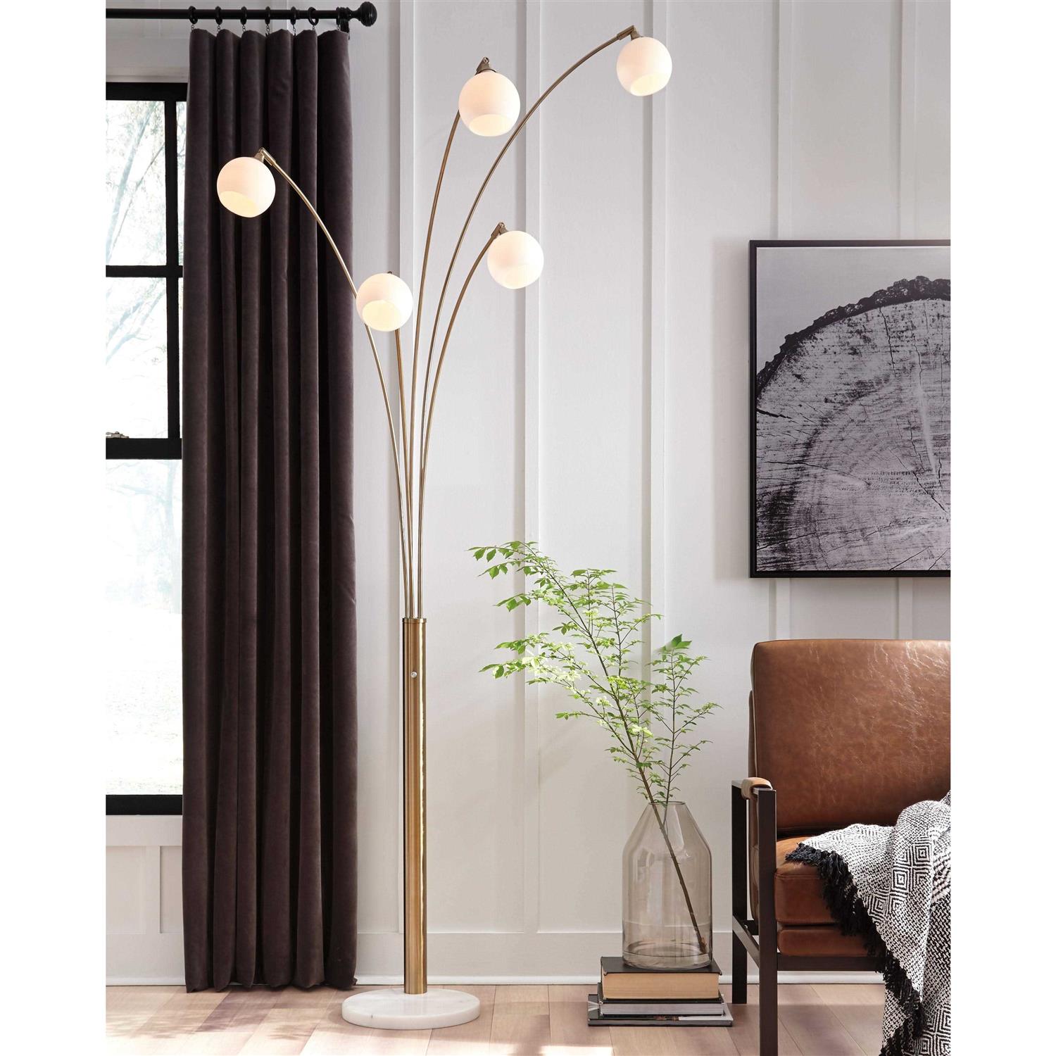 Ashley Taliya Metal Arc Lamp