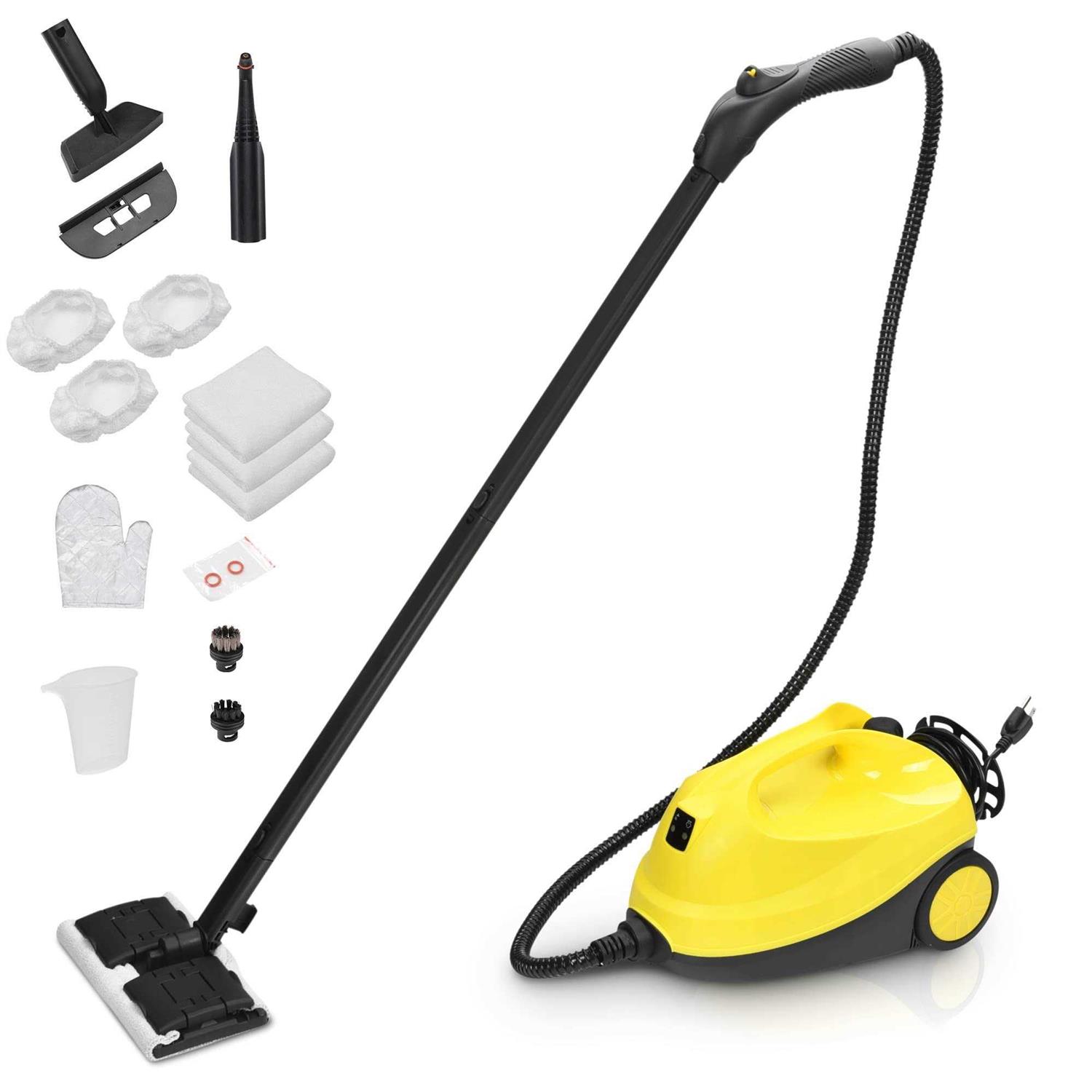 Yescom 1500w Multifunctional Steam Cleaner 13 Accessories Chemical-free Cleaning Home