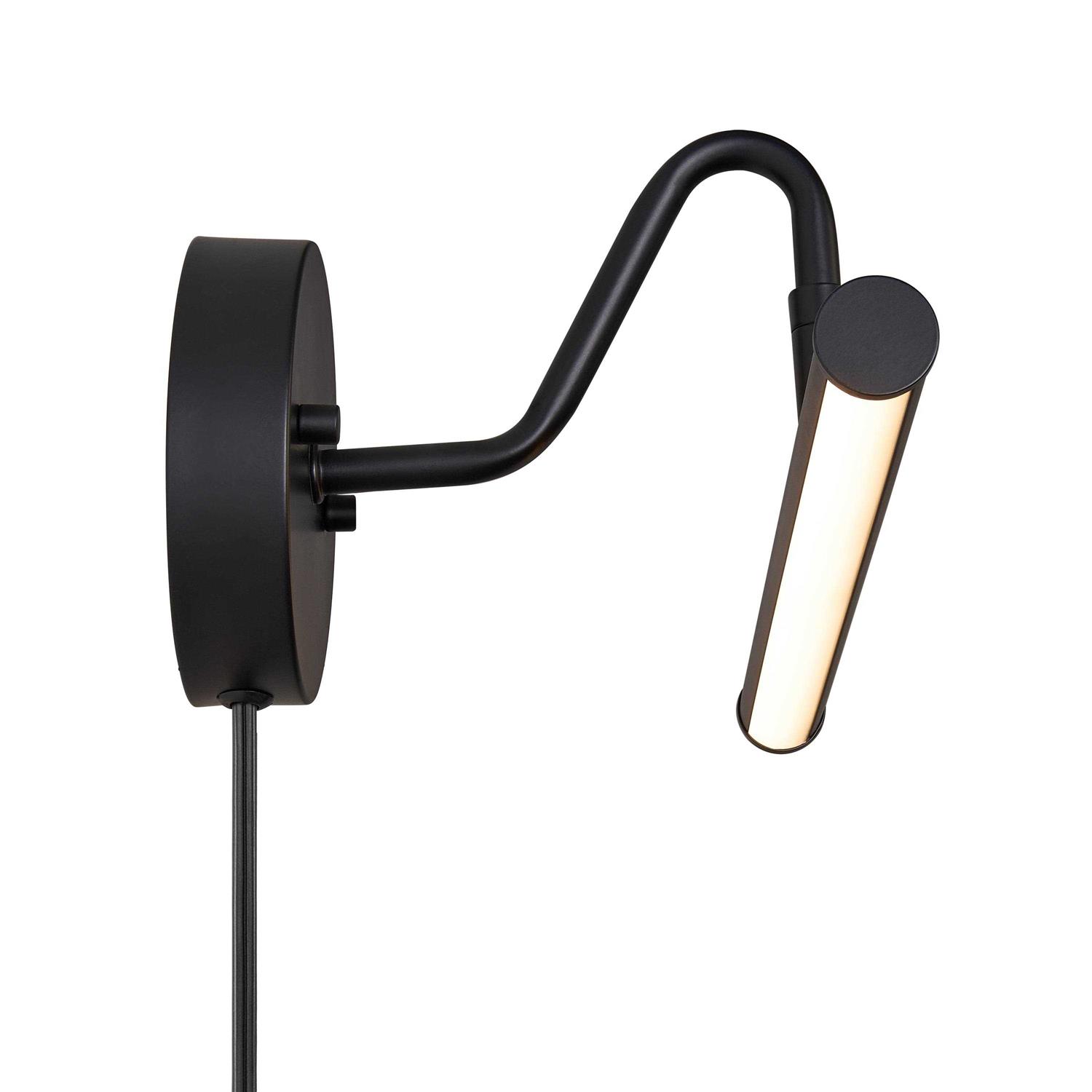 10W Dimmable LED Picture Light Fixture Plug in/Hardwired,3CCT Eurus Home Finish