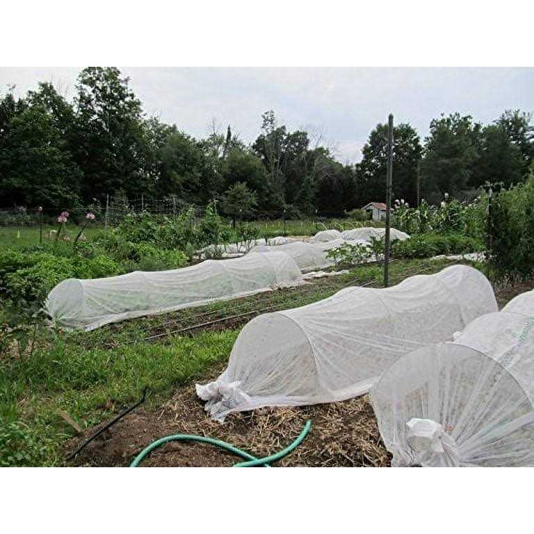 25′ / 50′ / 100′ Agribon Ag-19 Floating Row Crop Cover / Frost Blanket / Garden Fabric Plant Cover