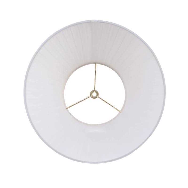 Aspen Creative 33055 Mushroom Pleated Off-White Spider Shade