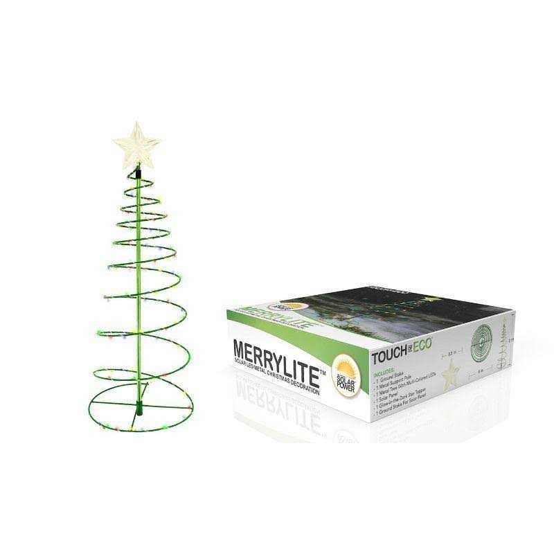 Touch Of ECO Solar LED Metal Christmas Tree Light Decoration