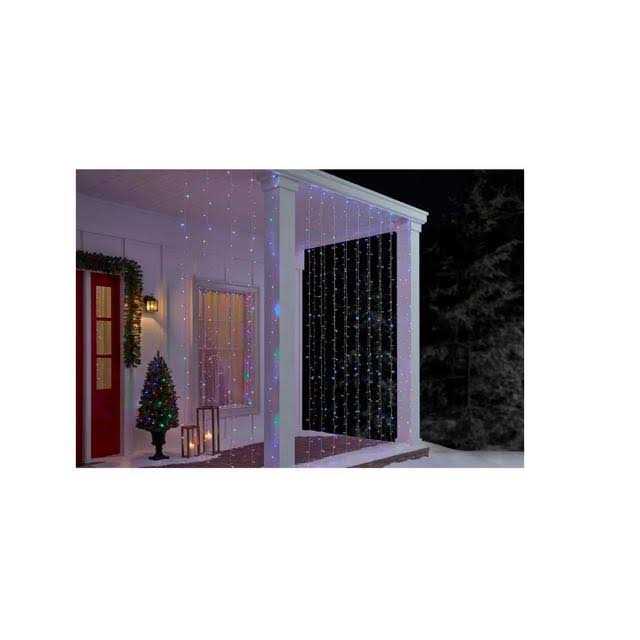 600L Multi LED Weeping Willow Icicle Lights Home Accents Holiday