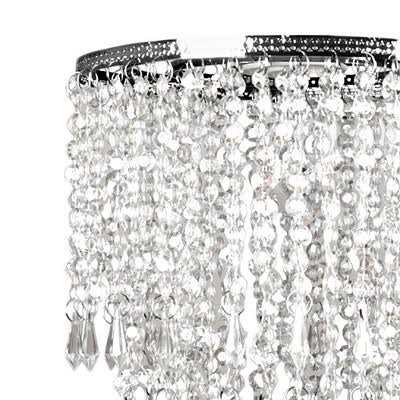 Tadpoles Faux Crystal Triple Layer Dangling Shade