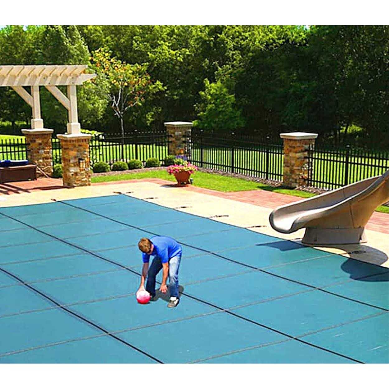 Wood Grip 20 Pack Pool Cover Anchors Concrete and Pavers Deck