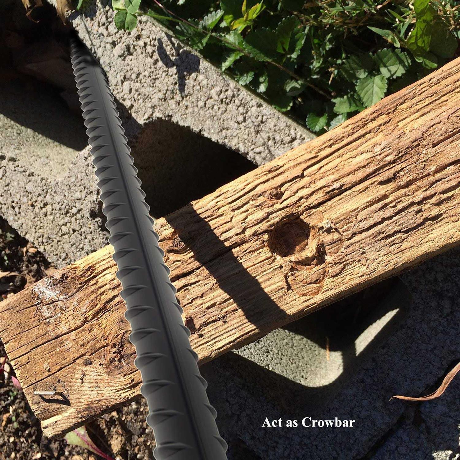 Aagut 16” Rebar Stakes Heavy Duty Ground Anchors Steel Plant Support Garden Stake Metal Straight Camping Tent Spikes with Chisel Point End