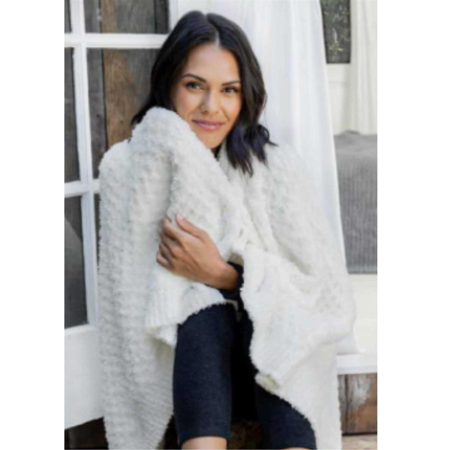 Barefoot Dreams CozyChic Honeycomb Blanket